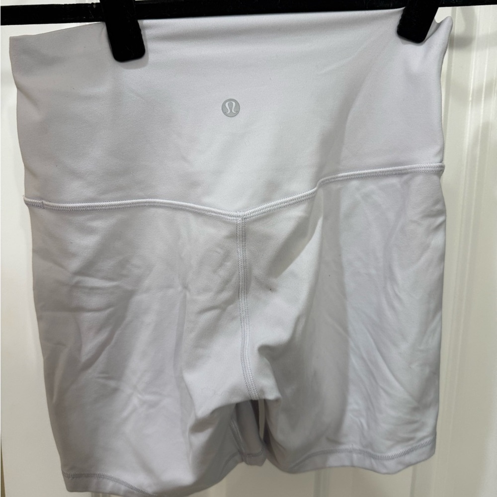 lululemon athletica Women's White Bike Shorts